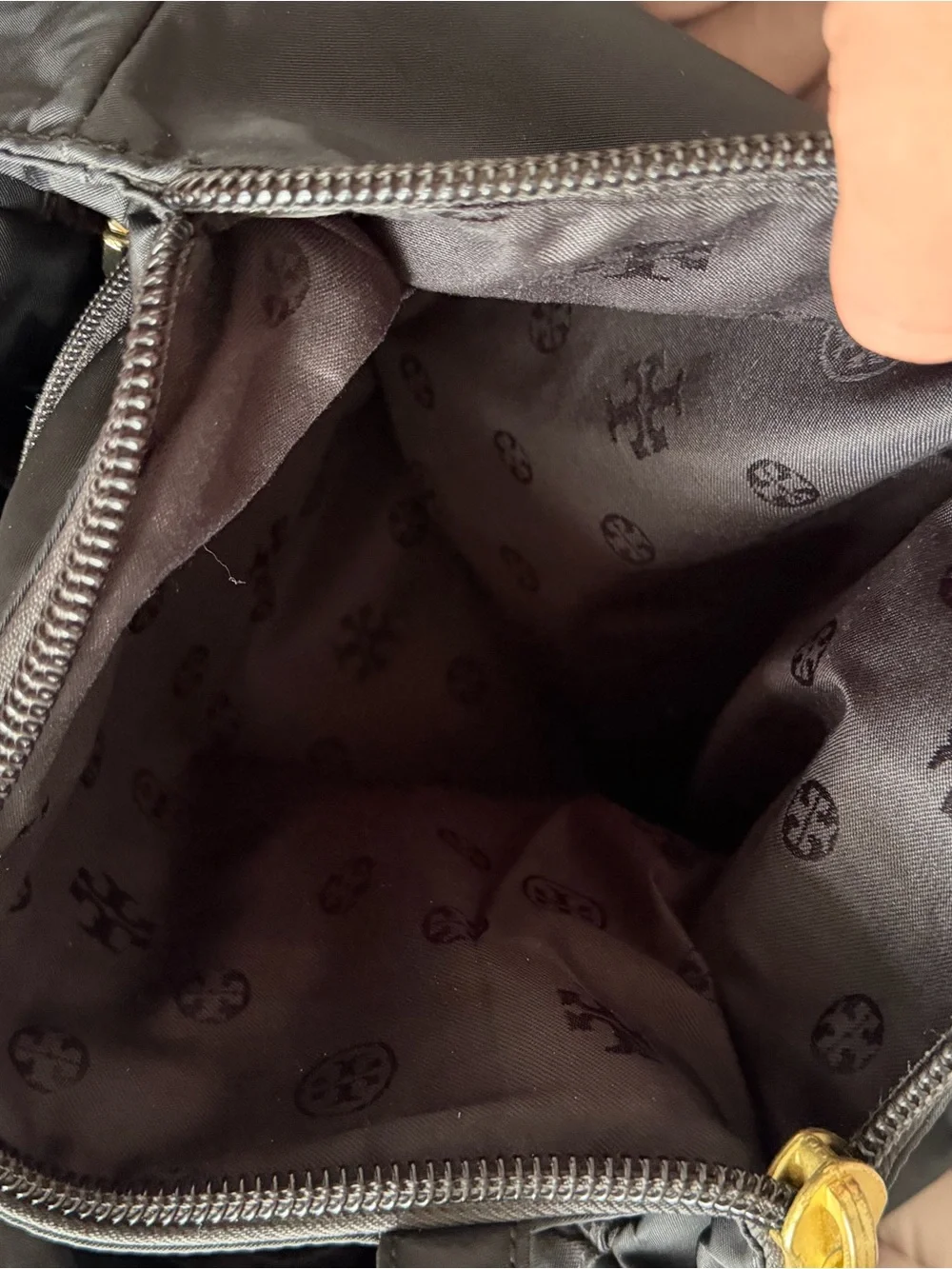 Tory Burch Black Nylon Baby Bag Tote 🖤